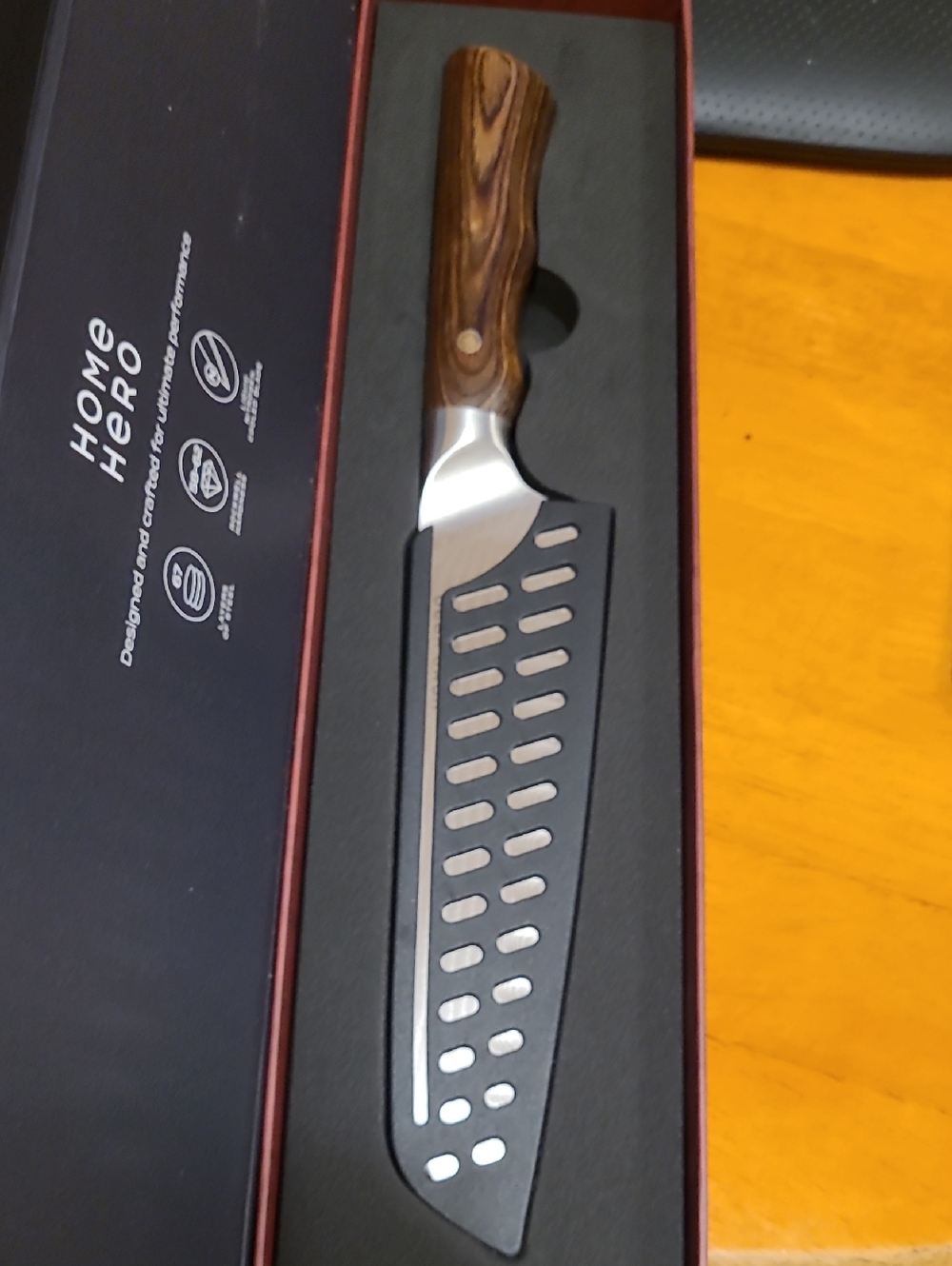 Damascus Steel Santoku Knife 7inch